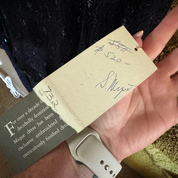 Sara Mique Gorgeous Blue Evening Gown NWT - Picture 6 of 6